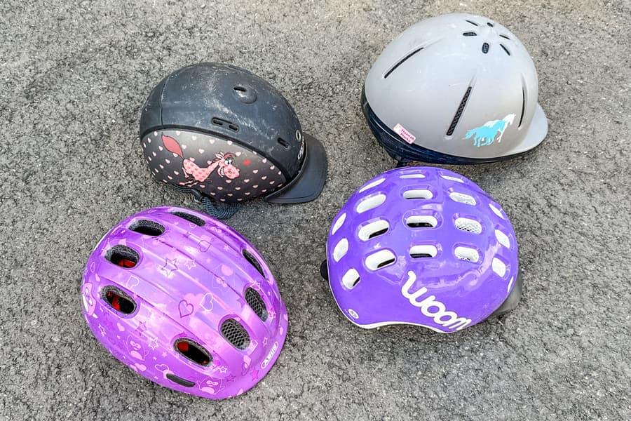 4 Kinder Helme